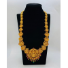 22 KT Women Antique Vintage Lakshmi Peacock Grace Long Necklace WALN05