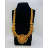 22 KT Women Antique Splendid Peacock Motif Lakshmi Long Necklace WALN09