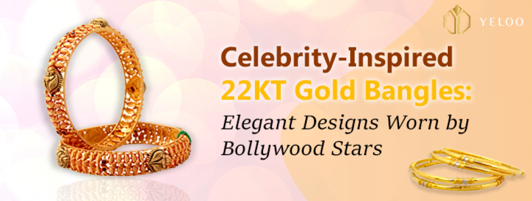 Celebrity-Inspired 22KT Gold Bangles: Elegant Designs Worn by Bollywood Stars