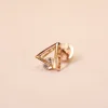 18 KT Gold Geometric Spark Stud