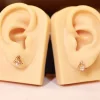 18 KT Gold Geometric Spark Stud