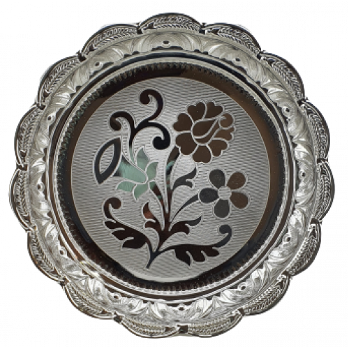 Handcrafted Silver Pooja Plate (216 gms)