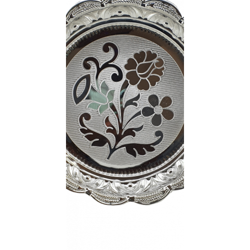 Handcrafted Silver Pooja Plate (216 gms)