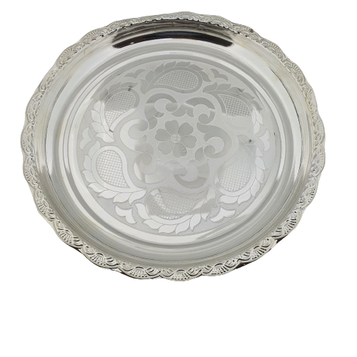 Silver Tambool Plate ( 267.500 Gms )
