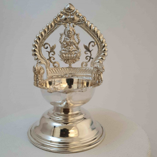 Silver Kamakshi Lamp  in 925 Silver