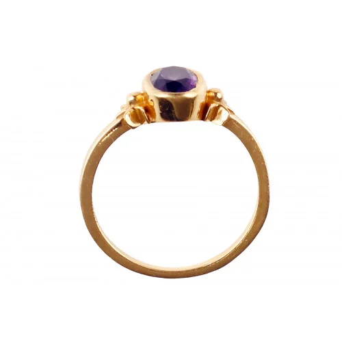 22KT AMETHYST GEMS STONE RING