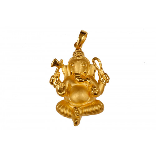 24KT Gold Lord Ganesha Pendant