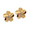 22KT Gold Flower Earring