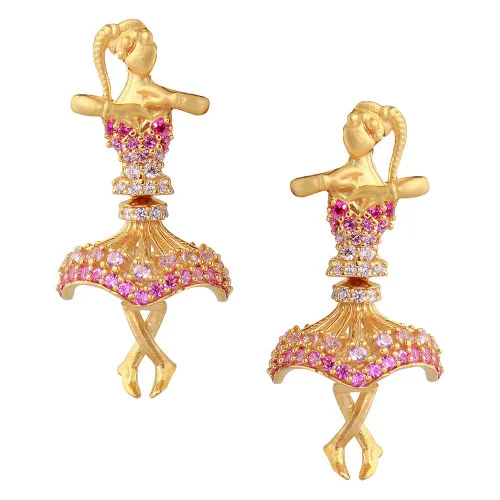 22KT Gold Dancing Doll Earring 22KT Gold Dancing Doll Earring