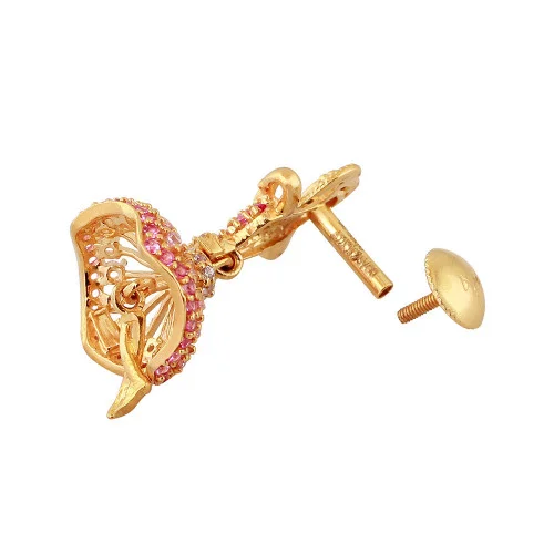 22KT Gold Dancing Doll Earring