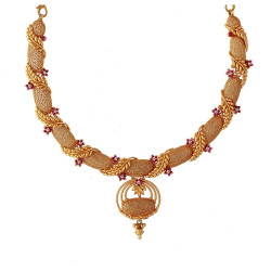 22KT Gold Beautiful Necklace
