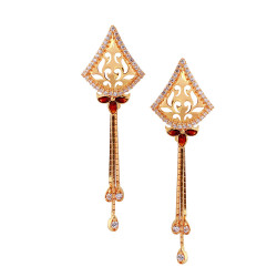22KT Gold Pendant Set
 22KT Gold Pendant Set