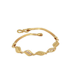 22KT Gold  Leaf Bracelet For Women
