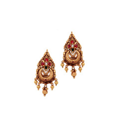 22KT Gold Antique Chandubali