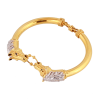 Mens 22KT Gold Electroformed Horse Bracelet | Gold Horse Jewelry