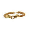 Electroformed 22KT Gold Elephant Bracelet for Men