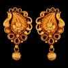 Timeless Elegance: 22K Gold Real Antique Drop Earrings