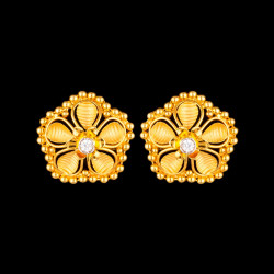 22K GOLD CASTING FUSION STUD