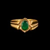 22K GOLD EMERALD STONE RING 22K GOLD EMERALD STONE RING