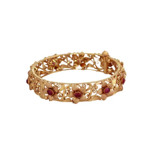 22KT Gold Designer Casting Bangle
