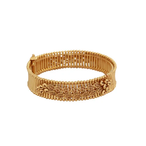 22KT Gold Antique Plain Bangle