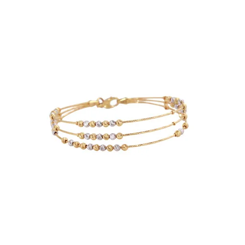 IMPORTED 22KT GOLD RHOD BRACELET