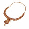 22KT Gold Antique Stone Necklace
