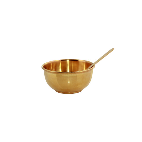 22KT Gold Bowl And Spoon