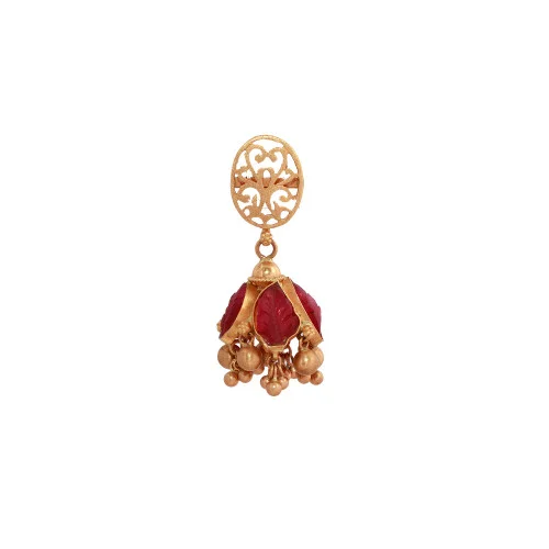 22KT Gold Designer Casting Eardrops