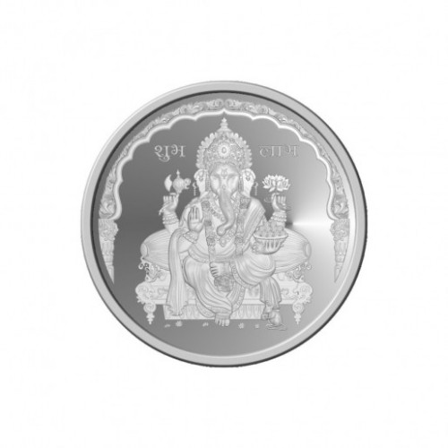 999 KT 1 GM GANESHA 999.0 SILVER COIN IN CERTICARD 999 KT 1 GM GANESHA 999.0 SILVER COIN IN CERTICARD