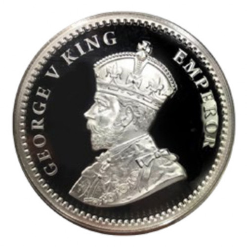 999 KT 100 GMS GEORGE 999.0 SILVER COIN IN CAPSULE 999 KT 100 GMS GEORGE 999.0 SILVER COIN IN CAPSULE