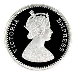 999 KT  50 GMS VICTORIA 999.0 SILVER COIN IN CAPSULE