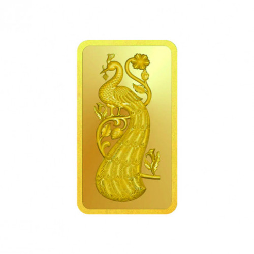 24KT 10 GMS PEACOCK 999.0 GOLD BAR CERTICARD 24KT 10 GMS PEACOCK 999.0 GOLD BAR CERTICARD