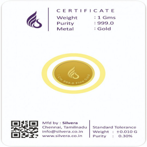 24K 1GM SWAN 999.0 GOLD COIN IN CERTICARD