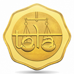 24K 11.66 GMS FULL TOLA 999.9 GOLD COIN IN CERTICARD
