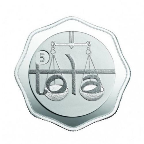 999KT 58.32 GMS 5 TOLA 999.9 SILVER COIN IN CAPSULE
999KT 58.32 GMS 5 TOLA 999.9 SILVER COIN IN CAPSULE