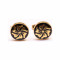 999KT Silver Cufflinks Button For Men