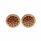 999KT Silver Cufflinks Button For Men
