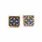 999KT Silver Cufflinks Button For Men
