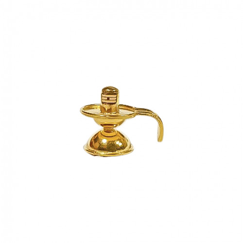 22KT Gold Shiva Lingam Idol Miniature