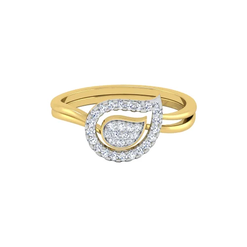 22KT Gold Cocktail Casting Ring for Women