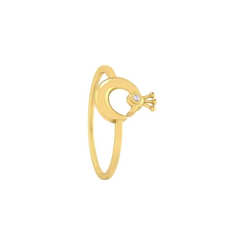 22KT Gold Cocktail Casting Ring for Women
