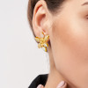 18KT Gold Mother of Pearl Earring