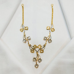 22KT Gold Short Necklace For Women
