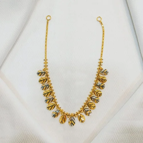 22KT Gold Short Necklace For Women
