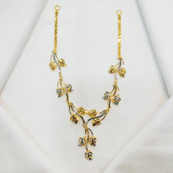 22KT Gold Short Necklace For Women
