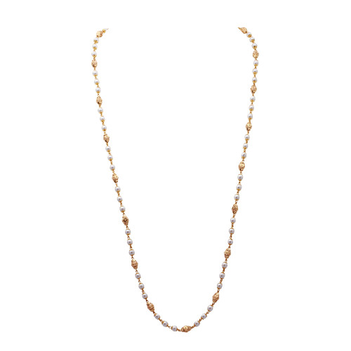 22KT Gold Pearl Chain (MUTHUMALAI)
