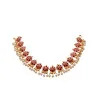 22KT Pearl (Muthu)+ Stone necklace
