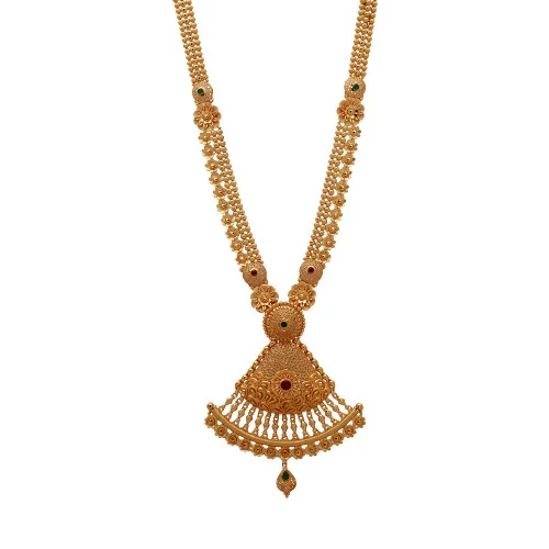 22KT Gold Semi Long Necklace 22KT Gold Semi Long Necklace