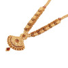 22KT Semi Antique Long Necklace (Haram)